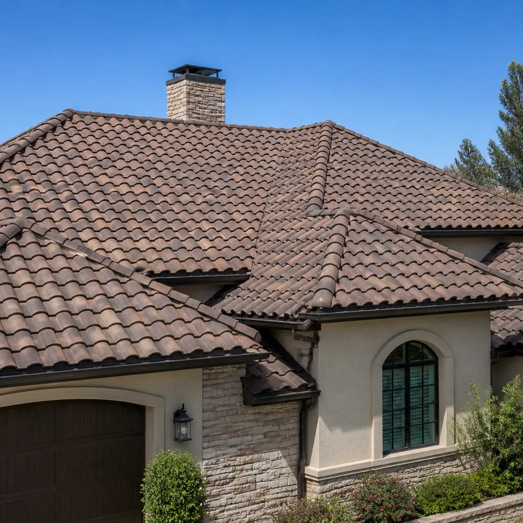 Tile roofing